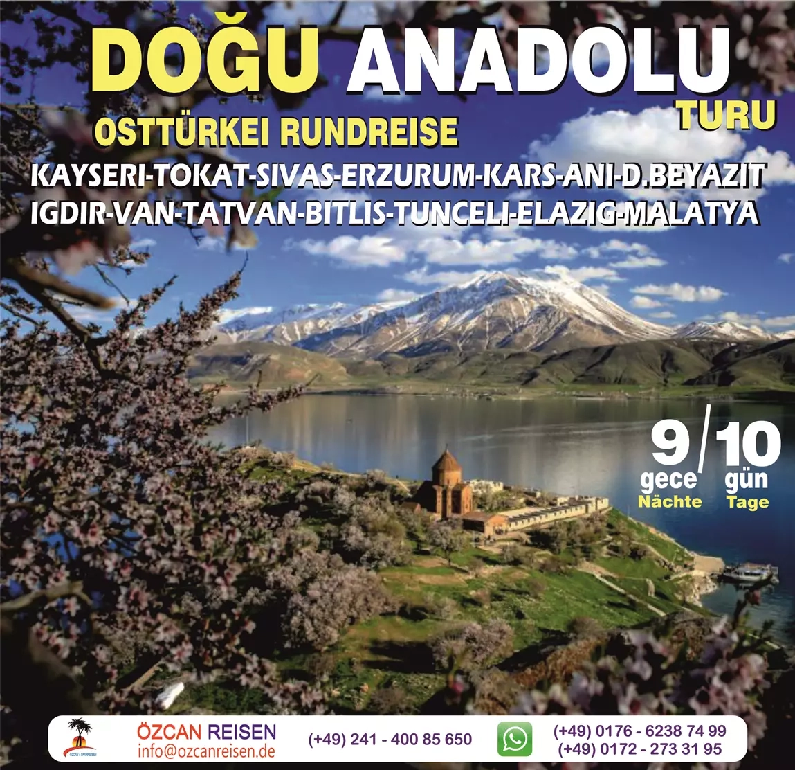 BÜYÜK ORTA VE DOĞU ANADOLU TURU